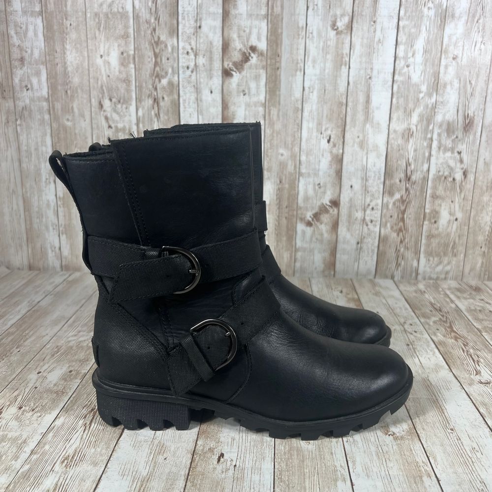 SOREL Phoenix‎ Moto Leather Boot SZ 8